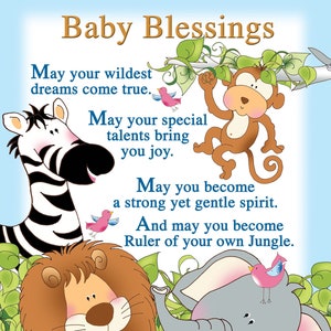 Greeting Card - Baby Blessing