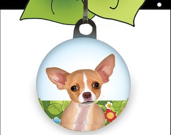 Chihuahua Zipper Charm