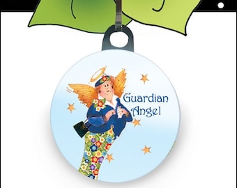 Guardian Angel Zipper Charm