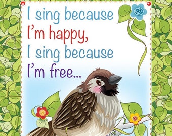 Sparrow - I Sing because....Magnets and More