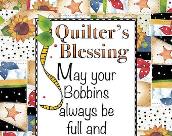 Magnet - Quilter's Blessing Bobbins