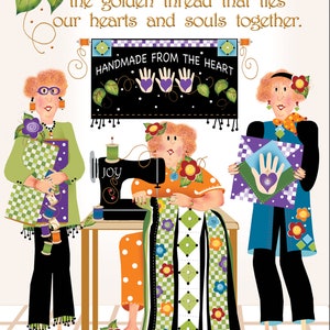 Greeting Card - Friendship for Quilters
