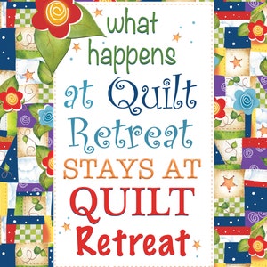 Greeting Card for Quilt Retreats