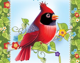 Inspiring Cardinal Magnet and more