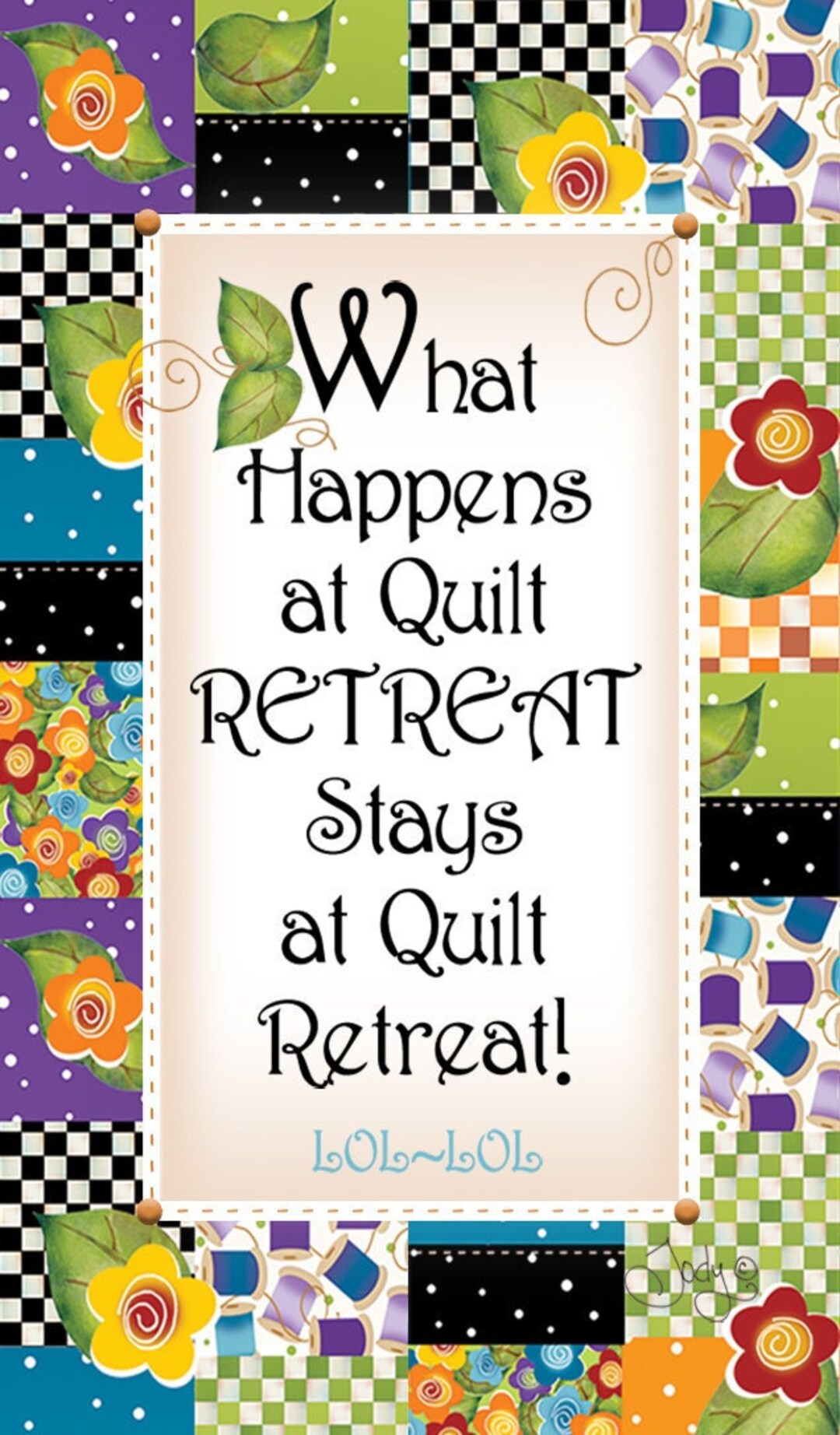 Quilt Retreat What Happens.... Etsy