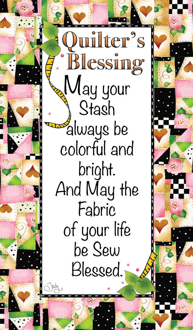 Magnet - Quilter's Blessing Stash