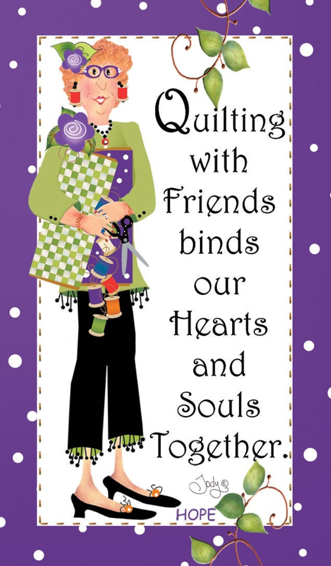 Friendship Hope Magnet - Quilter Hope on Friendship - Etsy