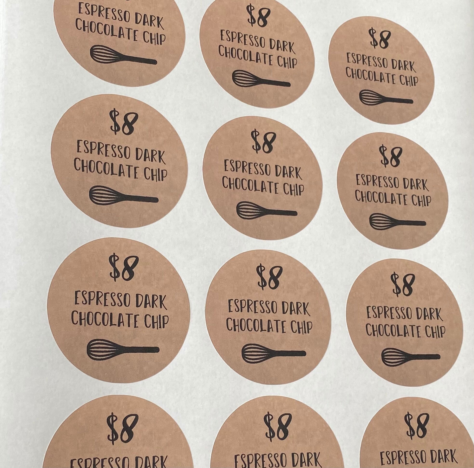 Custom Homemade Baked Goods/ Treat/ Stickers/ Labels Etsy UK