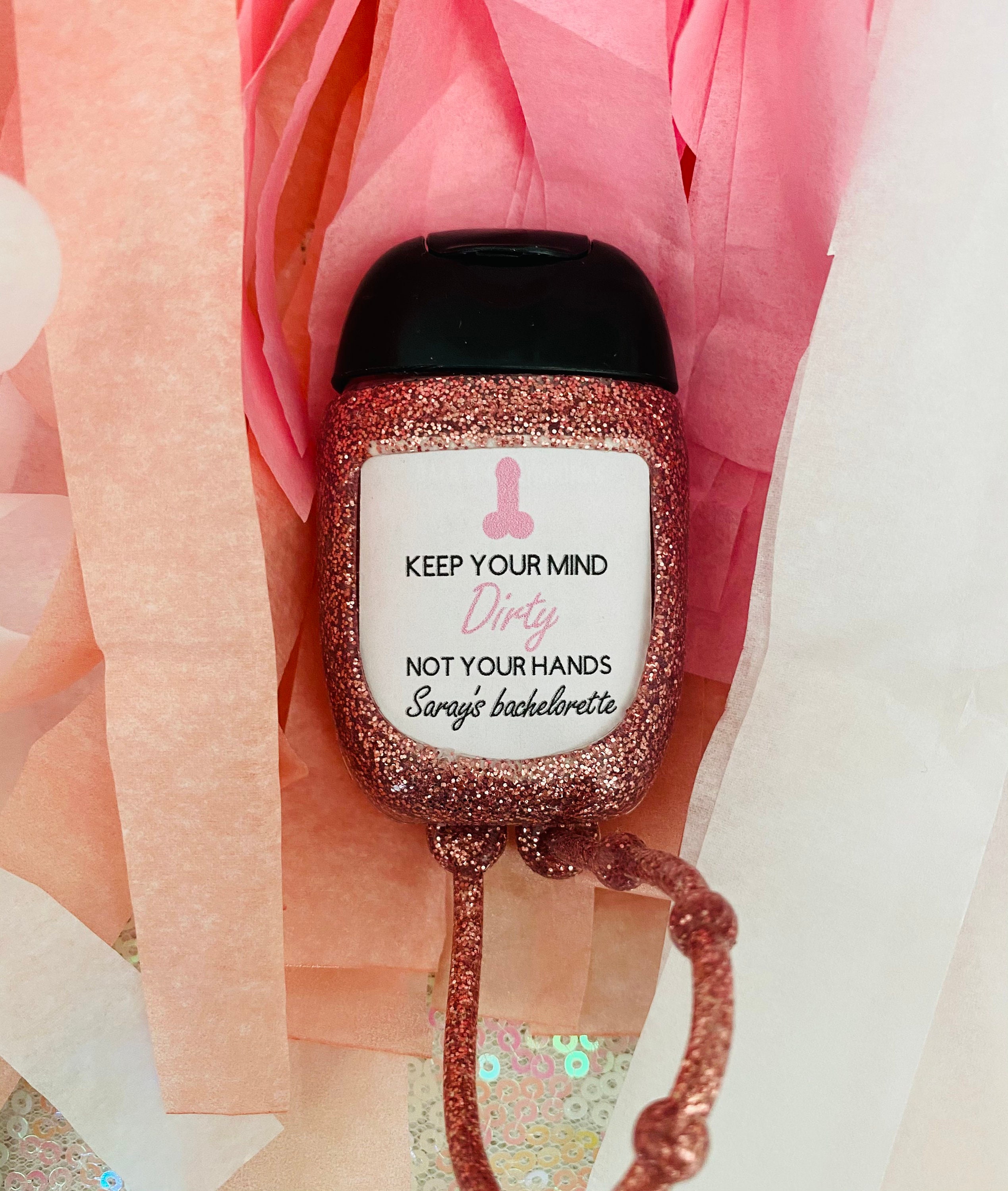 Keep your minds dirty/hands clean/ bachelorette party favors/stickers…
