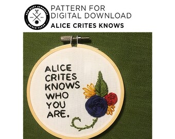 Alice Crites Knows — DIGITAL DOWNLOAD