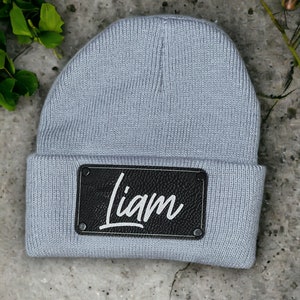 Personalized Kids Beanie, Custom Name Winter Hat, USA Made image 5