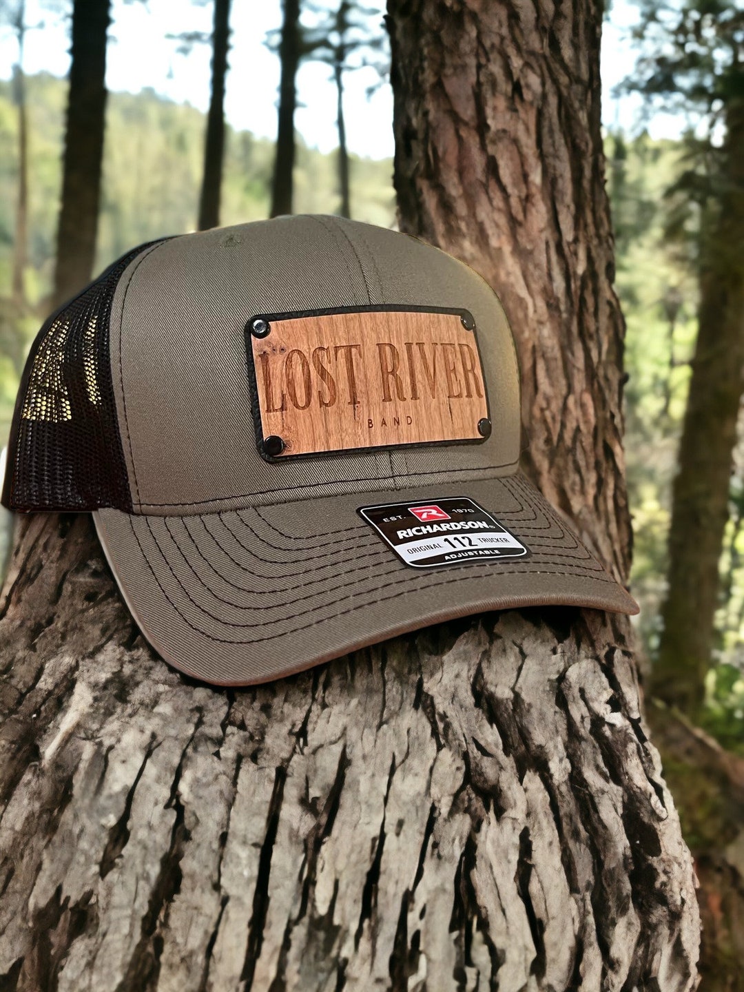 Custom Wood Patch Hat, Personalized Logo, Richardson 112 - Etsy