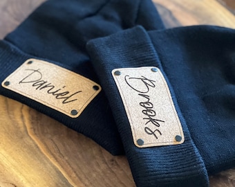 Personalized Kids Beanie, Custom Name Winter Hat, USA Made