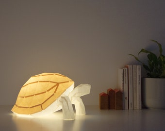 Schildkröte - DIY Papierlampe (fertig geschnittenes Bastelset)