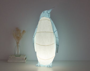 Emperor Penguin - DIY Paperlamp ( pre-cut papercraft kit )