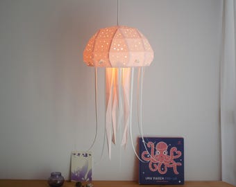 DIY Anhänger Papierlampe Medusa Plug Version ( vorgeschnittene Qualle Papierbausatz )
