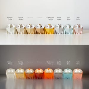 Kit de lámpara colgante de papel con forma de ballena jorobada para hacer tú mismo - Versión con cableado directo al techo (kit de manualidades de papel precortado) imagen 13