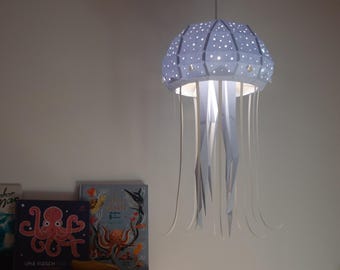 Medusa DIY-hanger paperlampkit - bedrade versie voor plafond (voorgesneden kwal papercraftkit)