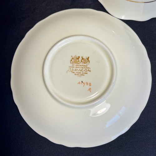 REDUCED* Rare Paragon China shops MY VALENTINE Teacup & Saucer *By Apppointment* c.1952