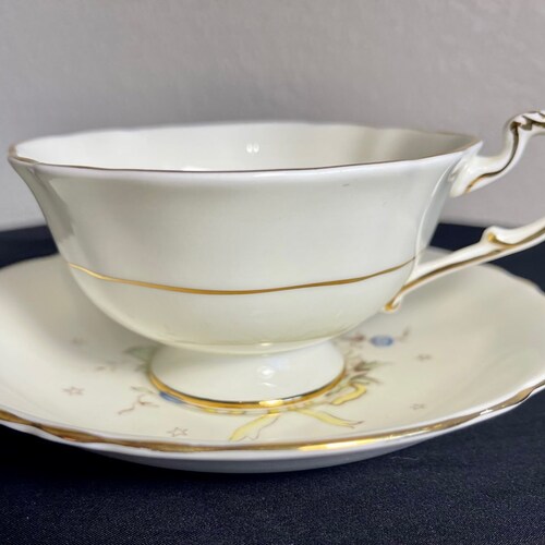 REDUCED* Rare Paragon China shops MY VALENTINE Teacup & Saucer *By Apppointment* c.1952