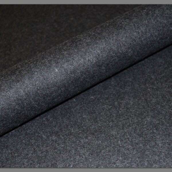 Dk. Grey Melton Wool-BTY