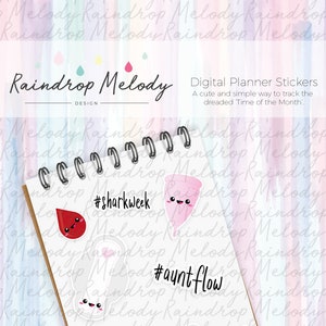 Period Digital Planner Stickers