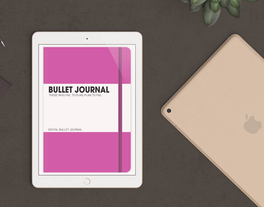 Pink Digital Bullet Journal for Goodnotes - iPad & iPhone - Etsy