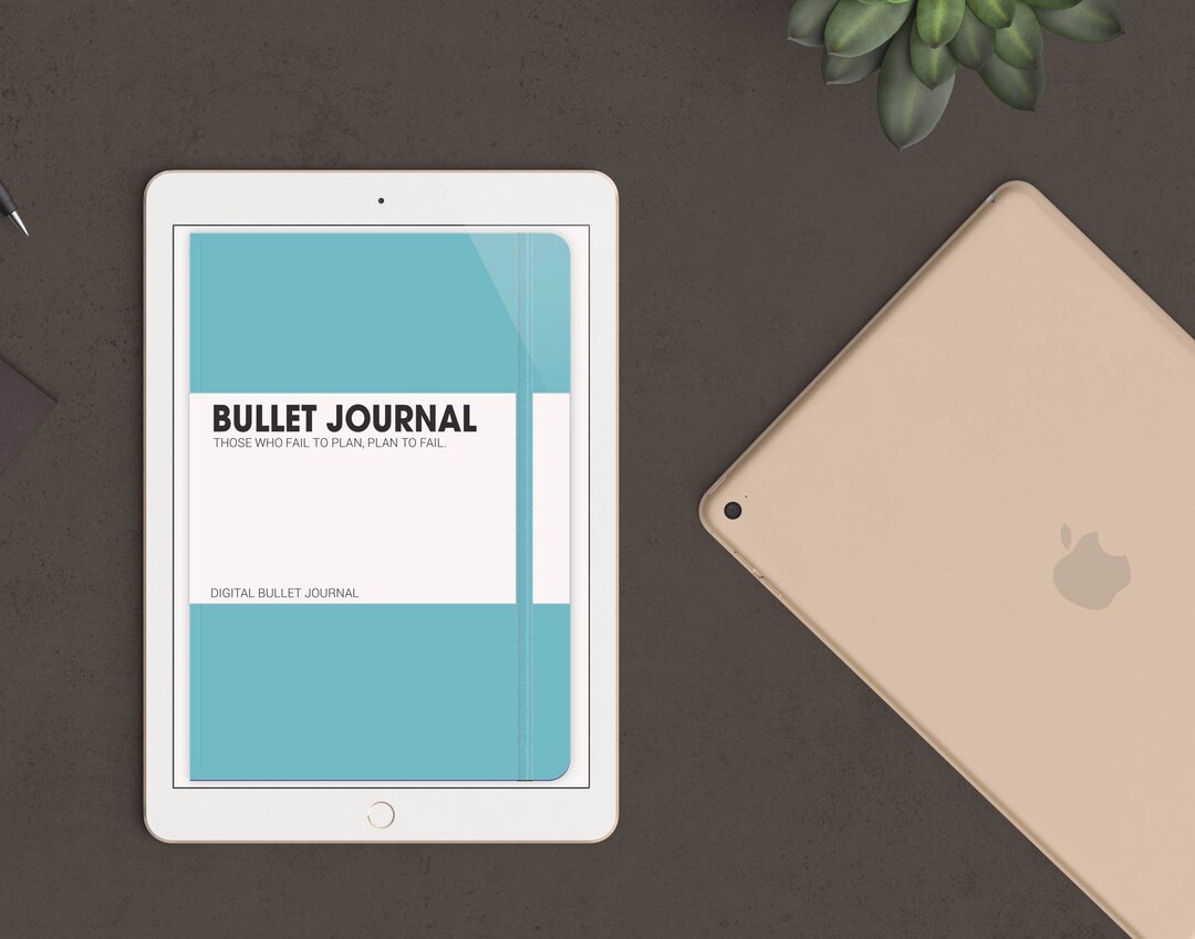 Ice Blue Digital Bullet Journal for Goodnotes - iPad & iPhone - Etsy