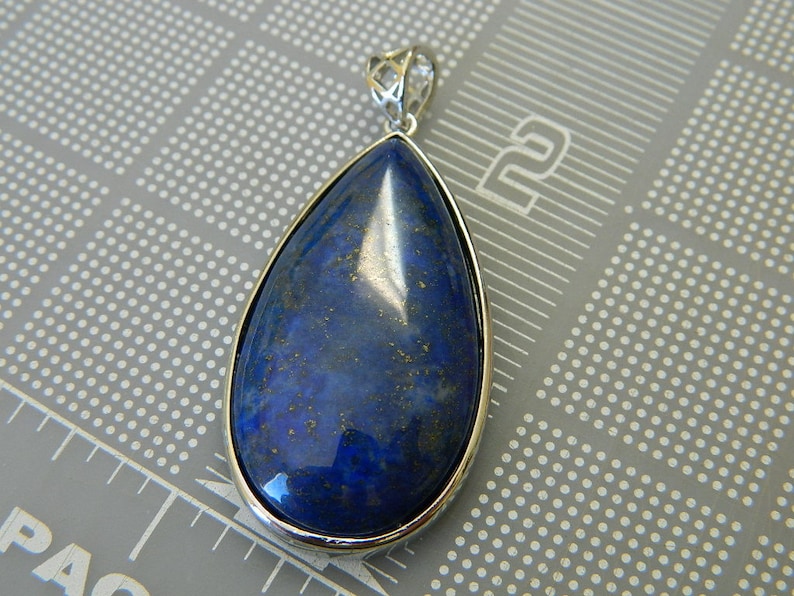 Blue Lapis Lazuli Focal Pendant Teardrop Natural Lapis Lazuli Pendant Wholesale Gemstone Pendants Teardrop Gemstone Pendant