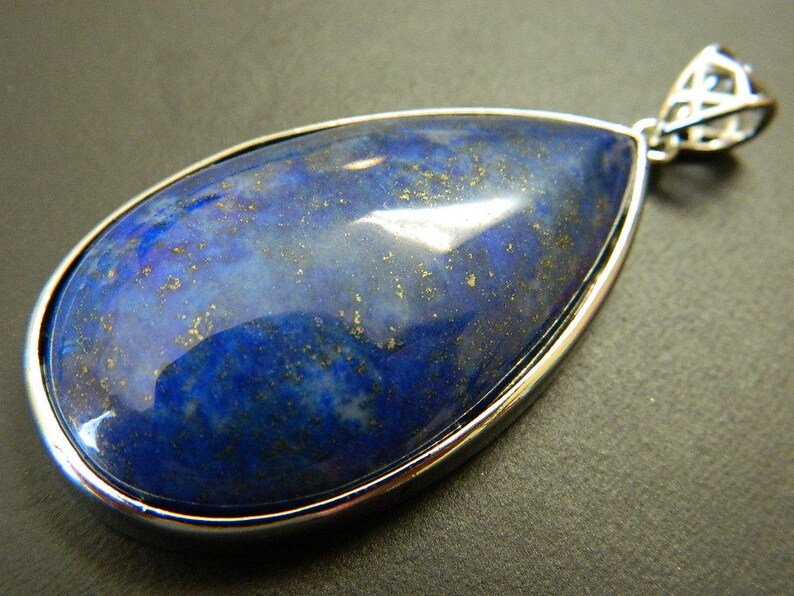 Blue Lapis Lazuli Focal Pendant Teardrop Natural Lapis Lazuli Pendant Wholesale Gemstone Pendants Teardrop Gemstone Pendant