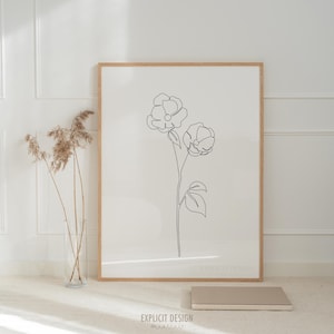Lavender Sachet with Original Single Line Contour Drawing Lavender Sachet with Original Single Line Contour Drawing