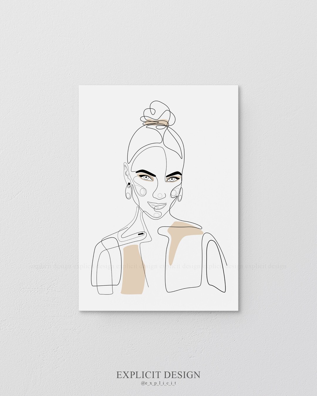 Illustration Oversized Shirt Madame Jade main image 1