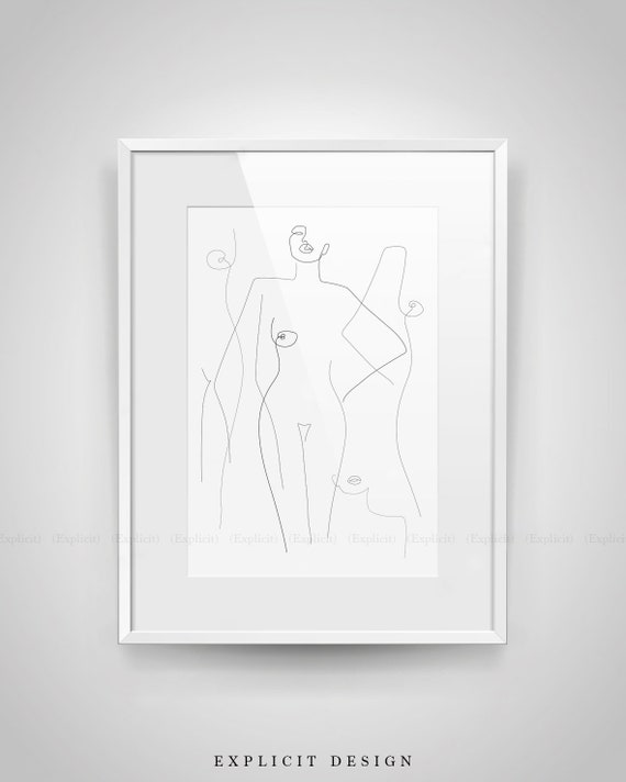 Boob Line Art Print Minimal Breasts Poster Line Art Bust Tits Sketch  Titties Illustration Female Body Poster Black and White Art -  Canada