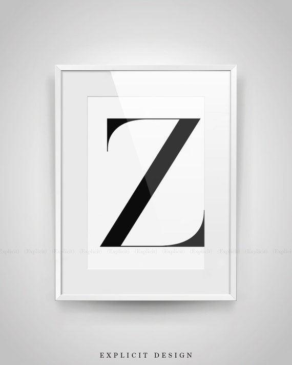 Significant Z Letter Printable, Monochrome Poster, Black and White Initials Print, Very simple Desk Decor, Electronic Obtain, Scandinavian Wall Indication photograph relating to Printable Z Tables known as Major Z Letter Printable, Monochrome Poster, Black and White Initials Print, Very simple Desk Decor, Electronic Down load, Scandinavian Wall Indicator