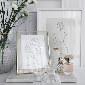 One Line Female Back Form Printable, Minimalist Nude Woman Body Figure Art, Naked Bottom Prints, Butt Illustration Poster, Digital Ass Print image 5