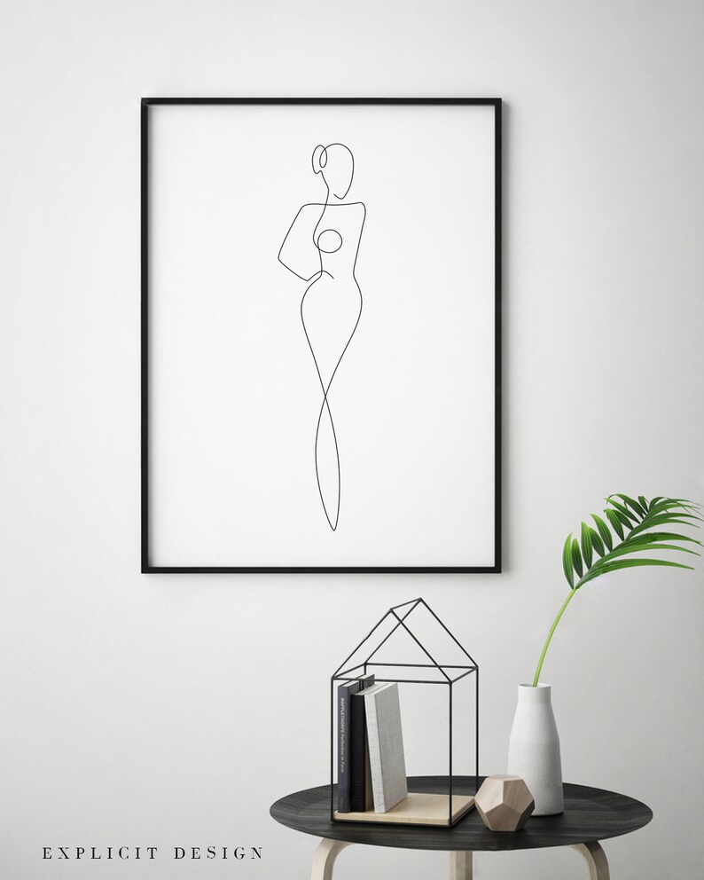 Nude Line Drawing