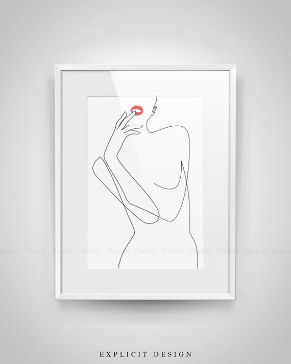 Minimalist Nude Set Butt Poster Female Nude Printable Nude