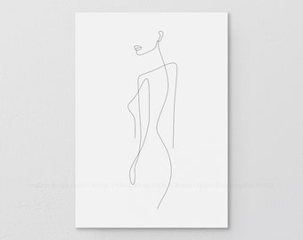 Female Nude Sketch - Etsy