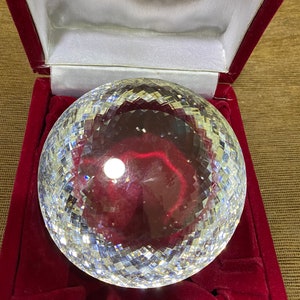 Large AAAA  grade clear quartz faceted diamond