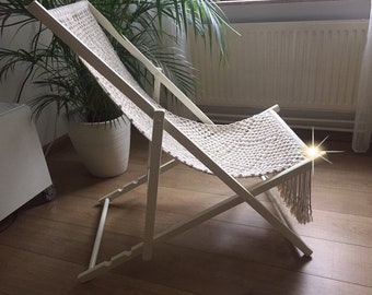 het doel Rationalisatie Hysterisch Vintage strandstoel - Etsy Nederland