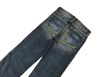 Vintage Diesel Baggy Jeans - Y2K Wide Leg Denim (w34x33) - Etsy