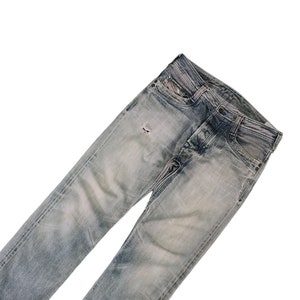 W31x29 Crazy Vintage Y2k Diesel Timmen Distress Faded Denim Jeans Streetwear Visvim Undercovers Number Nine Hysteric Glamour Taille 31