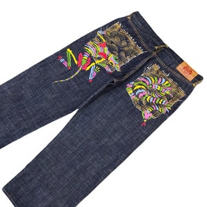 RMC Red Monkey Company Embroidered Selvedge Denim Jeans W38 - Etsy
