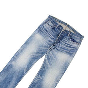 W38x31.5 Baggy Jeans Eternal Clawmark Faded Wide Leg Jnco Style 90s Vintage Skate Hip Hop Rapper Streetwear Dogtown Ecko Unltd Waist 38