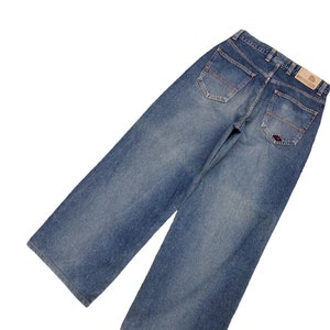 W32x29.5 Crazy Vintage Y2k Americnino Wide Leg Jnco Style Baggy Jeans Wide Loose Leg Jnco Southpole Fubu Pelle Pelle Y2k Streetwear Size 32