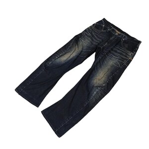 LGB S-WOLF Leather Patch Cross Denim