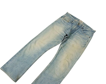Vintage jaren 90 Edwin Clawmark-denimjeans: vervaagde Japanse streetwear, taille 33