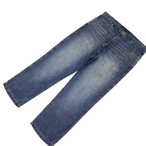W42x33 Baggy Jeans Phat Farm Clawmark Denim Wide Leg 90s Vintage Streetwear Hip Hop Skate Jnco Dogtown Southpole Pelle Pelle Ecko Waist 42