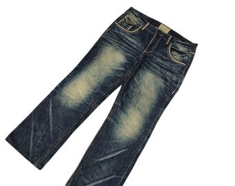 Anti Label Women Jeans, Faded Denim, Japanese Denim, Distressed