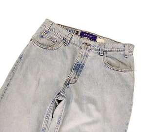 34 X 34 / 1990s Levi's Silver Tab Lean Light Wash Baggy